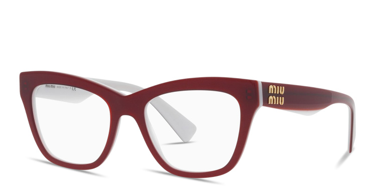 تسوق نظارة طبية بإطار كات آي ميو ميو بلون أحمر أونلاين.