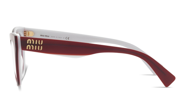 تسوق نظارة طبية بإطار كات آي ميو ميو بلون أحمر أونلاين.