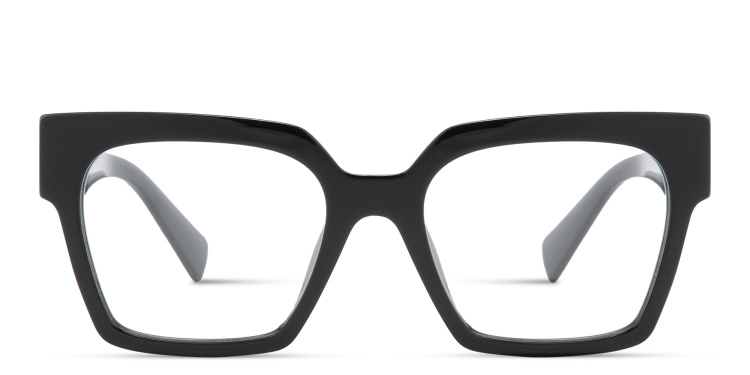 تسوق نظارة طبية بإطار مربع ميو ميو بلون أسود أونلاين.