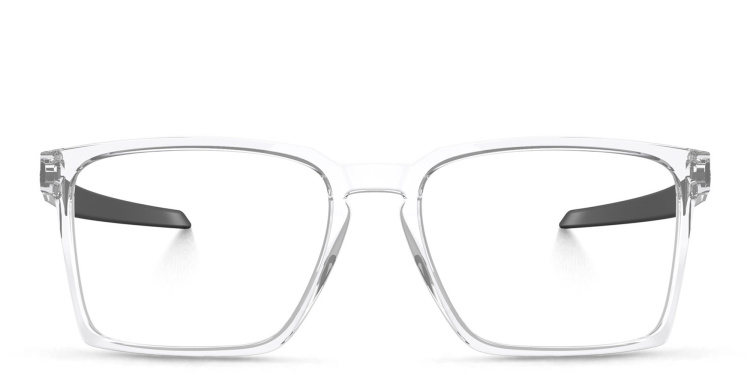 Shop Oakley Rectangle Eyeglasses in Clear online.