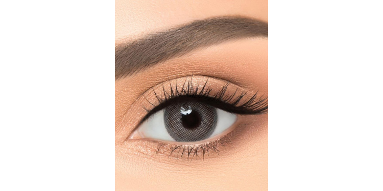 Shop NEWLENS Monthly Color Contact Lenses - Amandy in Grey online.