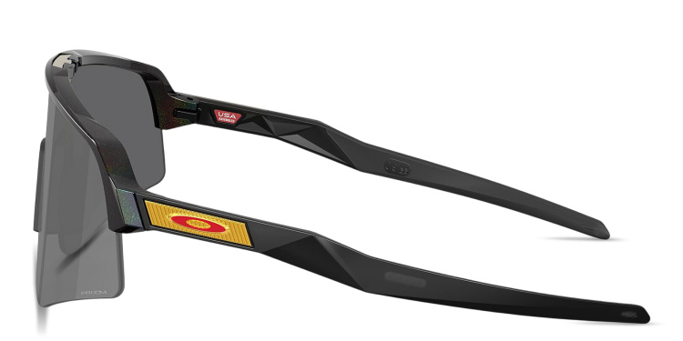 Shop Oakley Sutro Lite Sweep Half-Rim Mask Sunglasses in Black online.