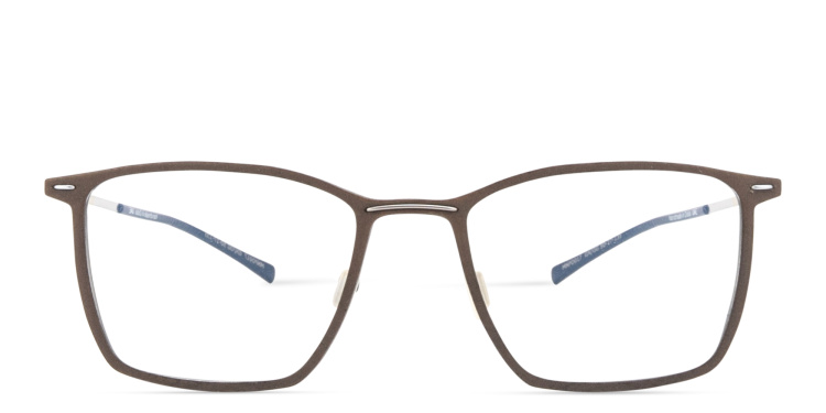 Shop MONOGRAM Rectangle Eyeglasses in Brown online.