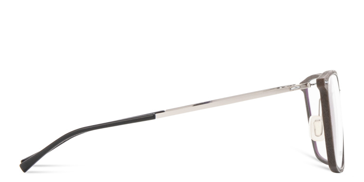 Shop MONOGRAM Rectangle Eyeglasses in Brown online.