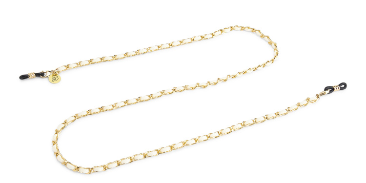 تسوق سلسلة نظارات من الستانلس ستيل صاني كورد بلون ذهبي أونلاين.