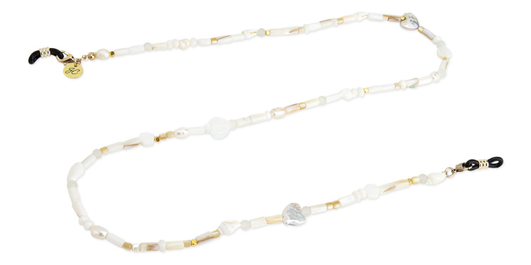 تسوق سلسلة نظارات من الستانلس ستيل صاني كورد بلون أبيض أونلاين.