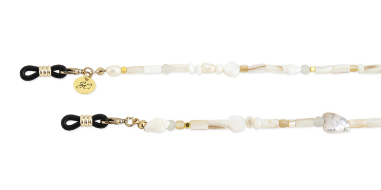 تسوق سلسلة نظارات من الستانلس ستيل صاني كورد بلون أبيض أونلاين.