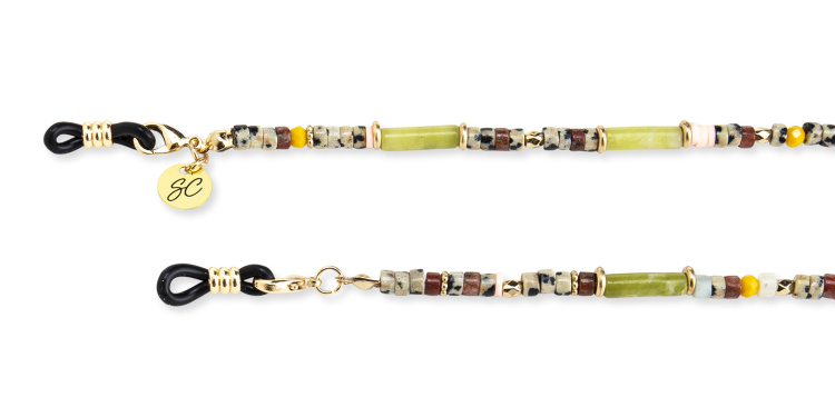 تسوق سلسلة نظارات من الستانلس ستيل صاني كورد بلون متعدّد الألوان أونلاين.