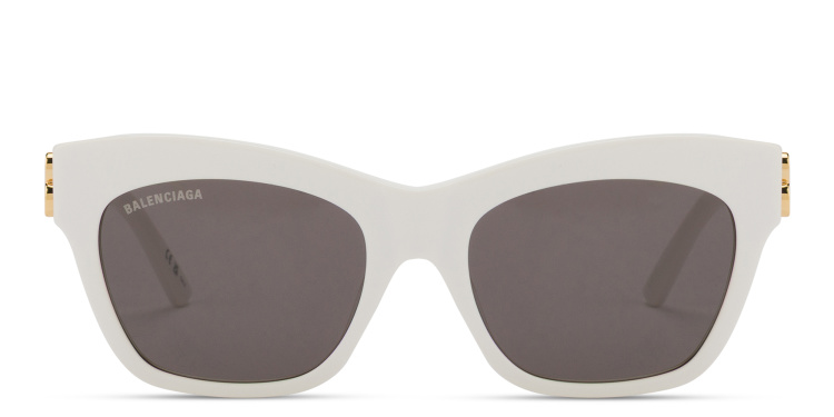 تسوق نظارات شمسية إيفريداي طراز كات آي بالينسياغا بلون أبيض أونلاين.