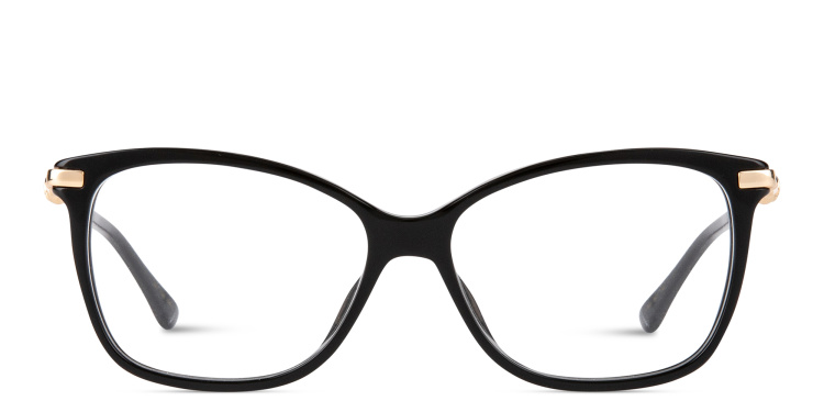 تسوق نظارات طبية مستطيلة مزيّنة باللؤلؤ جيمي تشو بلون أسود أونلاين.