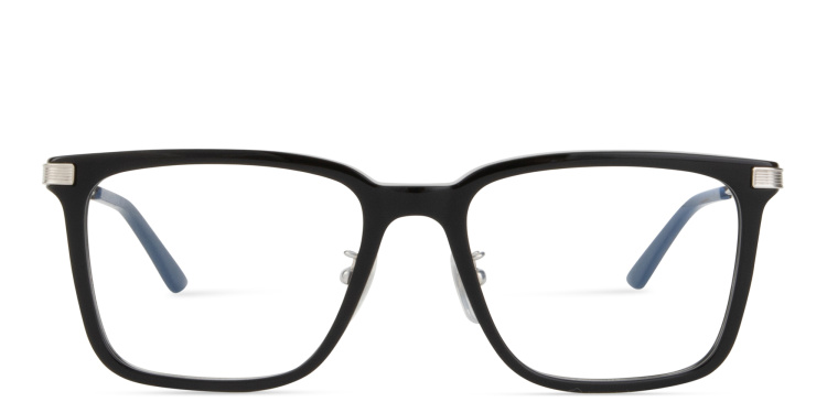Shop Cartier Première de Cartier Square Eyeglasses in Black online.