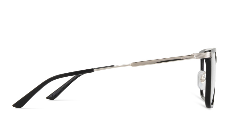 Shop Cartier Première de Cartier Square Eyeglasses in Black online.