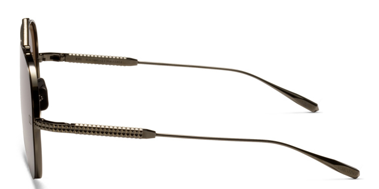 Shop VALENTINO Unisex Aviator Sunglasses in Black online.