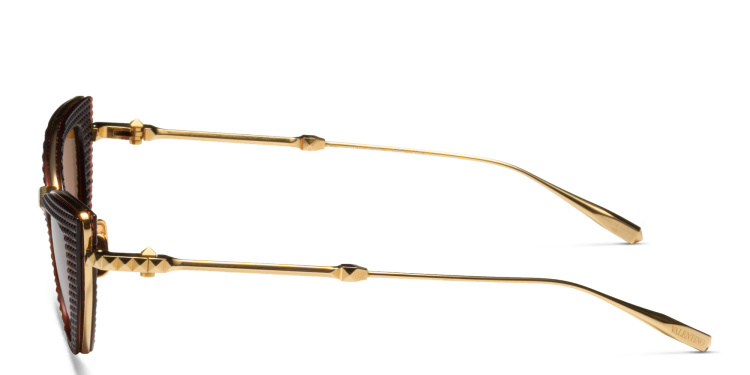 تسوق نظارات شمسية كات آي فالنتينو بلون خمري أونلاين.