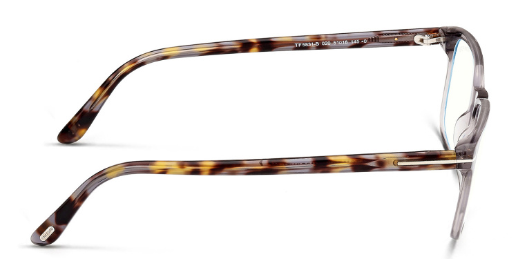 Shop TOM FORD Square Eyeglasses in Grey online.