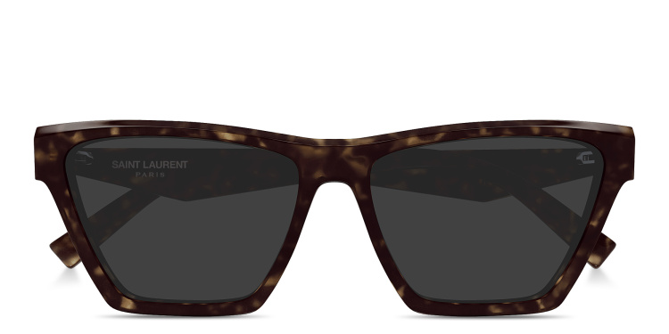 تسوق نظارات شمسية طراز كات آي بشعار واي إس أل سان لوران بلون مموه أونلاين.