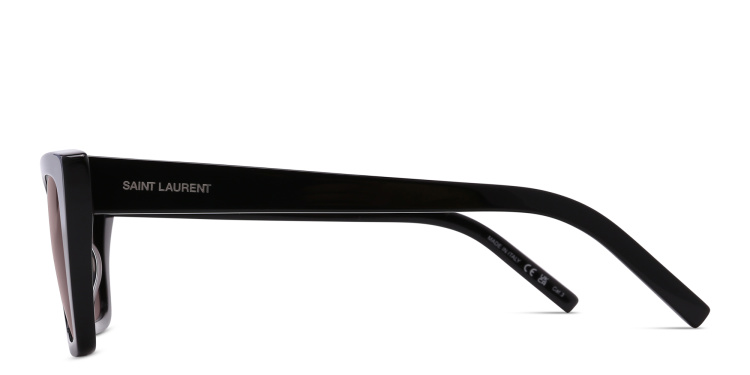 Shop SAINT LAURENT Cat-Eye Sunglasses in Black online.