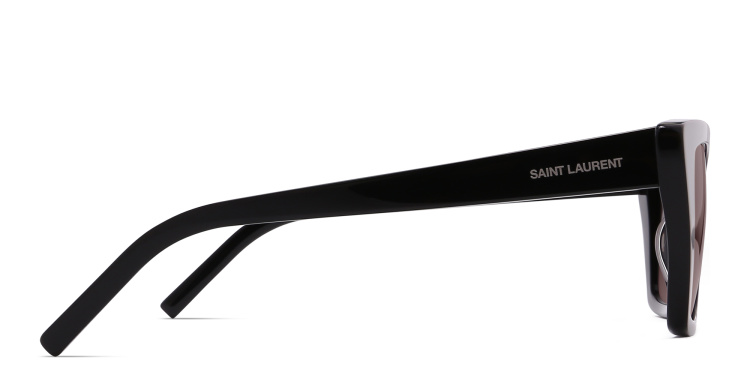 Shop SAINT LAURENT Cat-Eye Sunglasses in Black online.