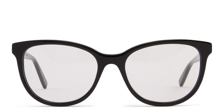 Shop SAINT LAURENT Cat-Eye Eyeglasses in Black online.