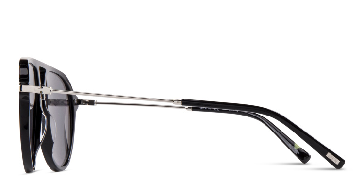 تسوق نظارات شمسية أفياتور EYE'M بلون أسود أونلاين.