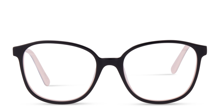 Shop EYE'M Kids Square Eyeglasses in Black online.