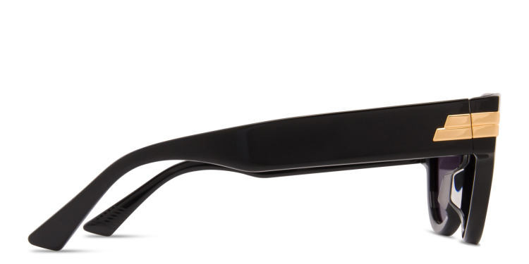 Shop BOTTEGA VENETA Cat-Eye Sunglasses in Black online.