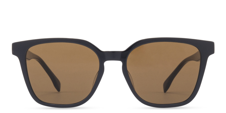 Shop FENDI Diagonal Square Sunglasses in Grey online.