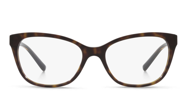 Shop BVLGARI Butterfly Eyeglasses in Havana online.