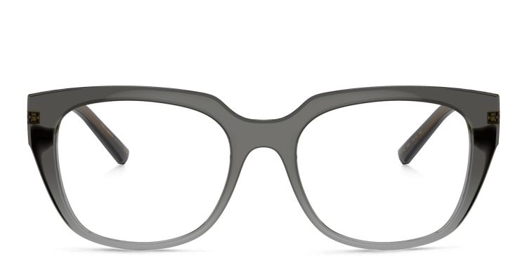 Shop Dolce & Gabbana Square Eyeglasses in Black online.
