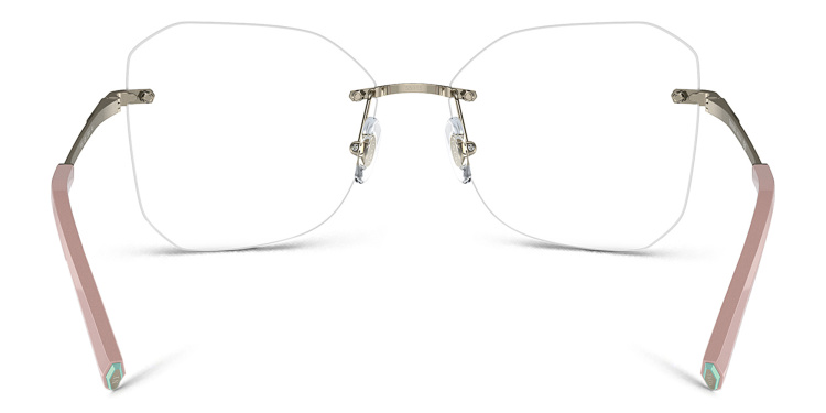تسوق نظارات طبية غير منتظمة واسعة تيفاني أند كو بلون ذهبي أونلاين.