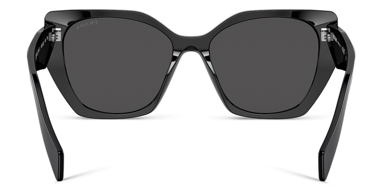 Shop PRADA Pillow Sunglasses in Black online.