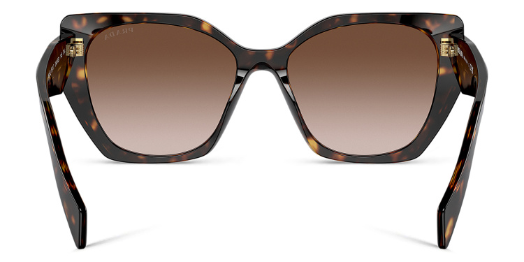 Shop PRADA Pillow Sunglasses in Tortoise online.