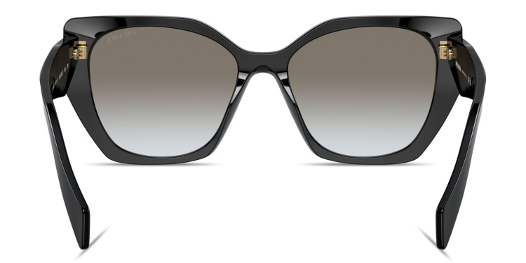 تسوق نظارات شمسية طراز بيلو بتوقيع العلامة برادا بلون أسود أونلاين.