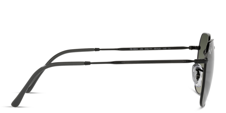 تسوق نظارات شمسية جيم بإطار غير منتظم للجنسين راي بان بلون أسود أونلاين.