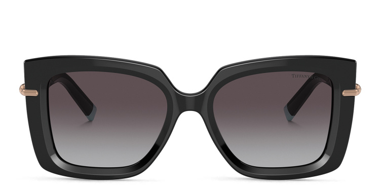 Shop TIFFANY HardWear Butterfly Sunglasses in Black online.