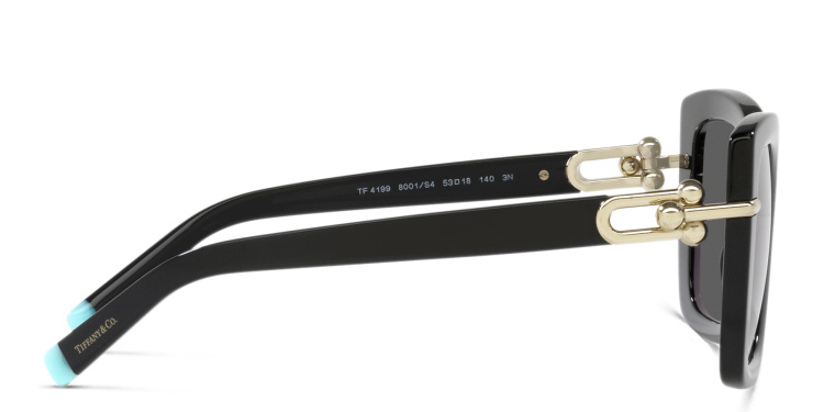 Shop TIFFANY Butterfly Sunglasses in Black online.