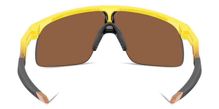 تسوق نظارات شمسية ريزيستور بنصف إطار قناع للأطفال اوكلي بلون أصفر أونلاين.