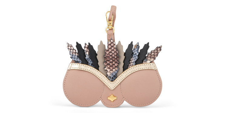 Shop ANY-DI Stainless Steel Glasses Chain in Pink online.