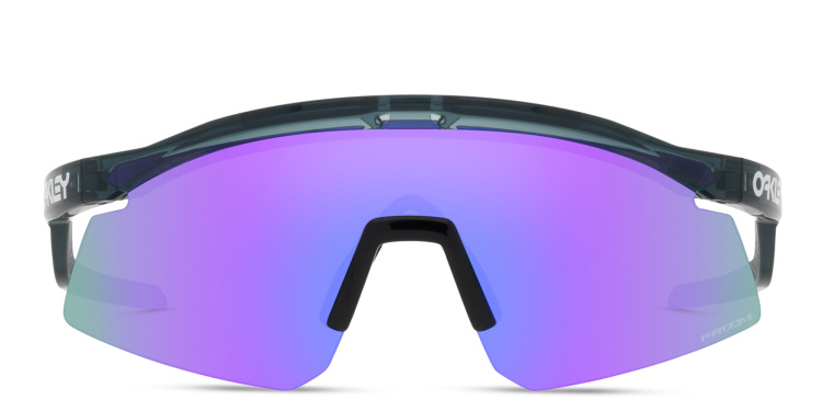 Shop Oakley Hydra Half-Rim Mask Sunglasses in Black online.