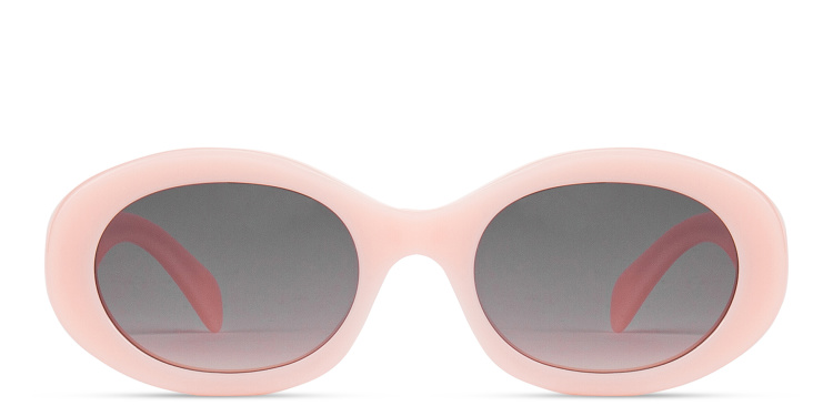 تسوق نظارات شمسية تريومف بإطار بيضاوي سيلين بلون أحمر أونلاين.