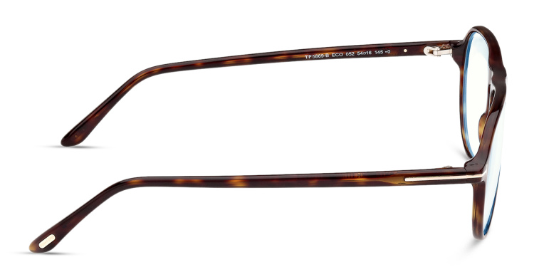 Shop TOM FORD Pilot Eyeglasses in Havana online.