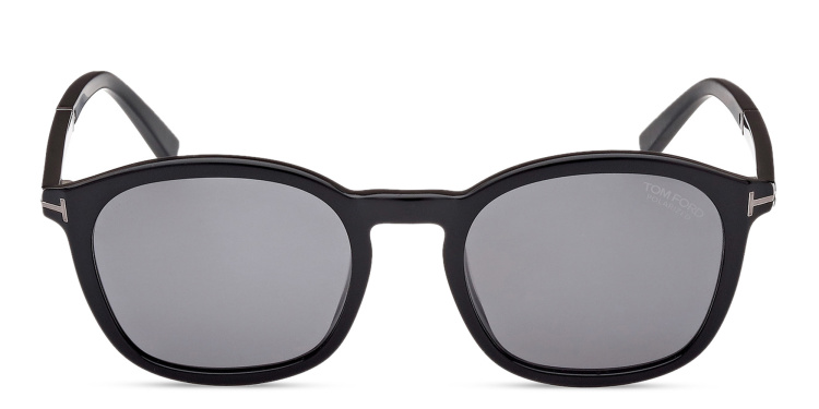 Shop TOM FORD Jayson Square Sunglasses in Black online.