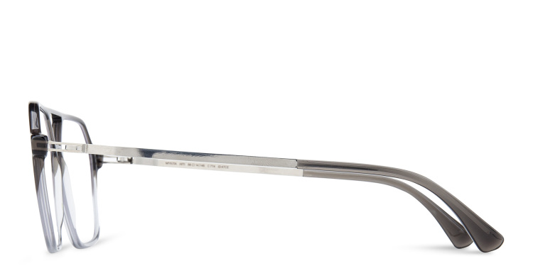 تسوق نظارات طبية هيتي بإطار أفياتور واسع للجنسين ميكيتا بلون رمادي أونلاين.