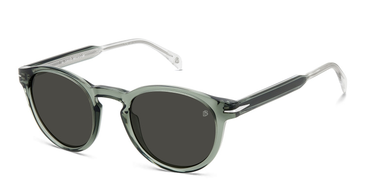 Shop DAVID BECKHAM Panthos Sunglasses in Green online.