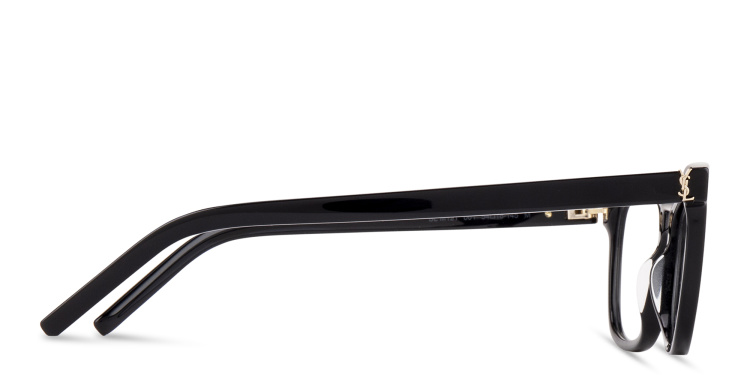 تسوق نظارات طبية كات آي سان لوران بلون أسود أونلاين.