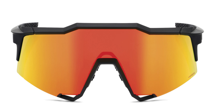 Shop 100 % Speedcraft Half-Rim Irregular Sunglasses in Black online.