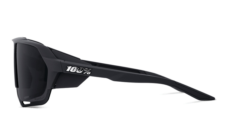 Shop 100 % Norvik Unisex Half-Rim Square Sunglasses in Black online.