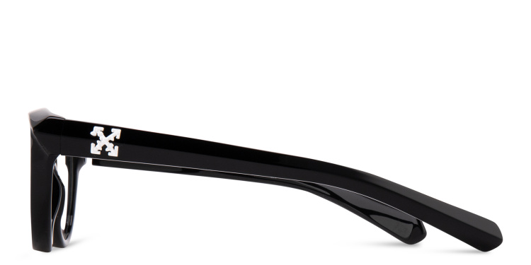 تسوق نظارات طبية ستايل 26 طراز كات آي للجنسين أوف وايت بلون أسود أونلاين.