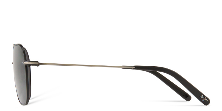 تسوق نظارات شمسية مربّعة ماوي جيم بلون أسود أونلاين.