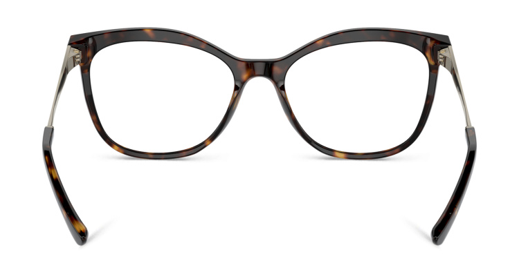 Shop BVLGARI Cat-Eye Eyeglasses in Havana online.